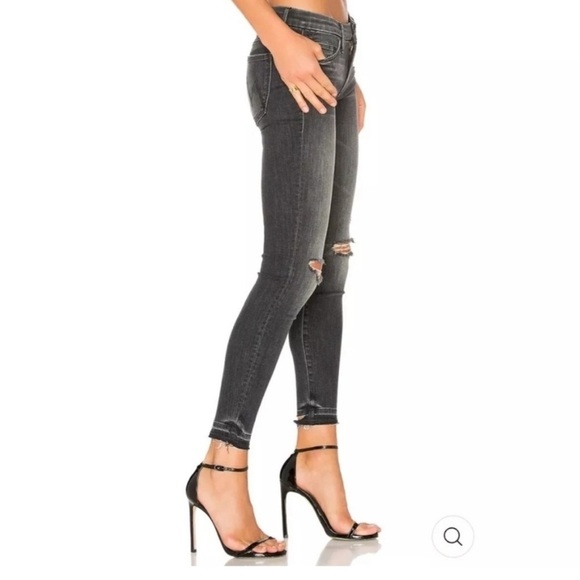 Mother The Undone Hem Looker Ankle Stealing Shadows Distressed ALTERED 28 - Picture 5 of 16